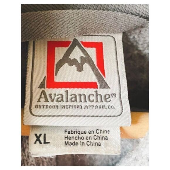 Avalanche Grey Women’s Cozy Athletic Running Sweatshirt Full Zip Jacket SZ XL - Picture 5 of 7